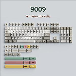 126/133 Keys 9009 Retro XDA PBT Dye Sub Keycaps