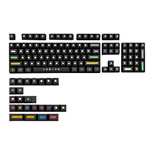 128 Key GMK-KEY Dots Cherry Profile PBT Keycaps For MX Switch Mechanical Keyboard