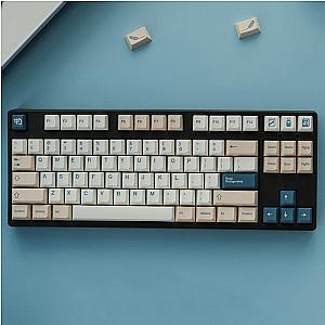 141 Keys PBT GMK Soyamilk Keycaps Cherry Prolife