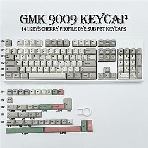 141 Keys GMK 9009 PBT Retro Cherry Profile ISO for Mechanical Gaming Keyboard