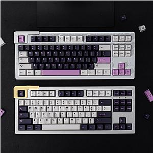 253 Keys GMK Amethyst Double Shot Keycaps For Mechanical Keyboard