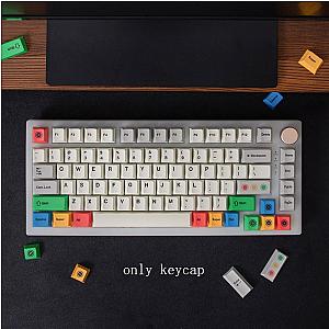 130 Keys GMK Clone Red Green Light Large set Cherry Profile Keycaps