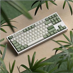 145 Key Bamboo Forest PBT Dye Subbed Key Caps