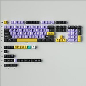 130 Keys GMK Taro Large Set Theme PBT Cherry Profile DYE-SUB Keycaps