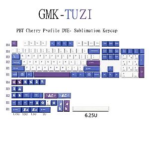 126 Key GMK Tuzi Cherry Profile PBT DYE-Sublimation Keycaps
