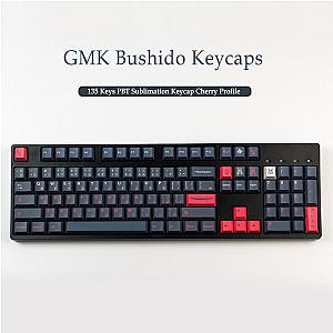 135 Keys PBT GMK Bushido Keycaps Cherry Profile