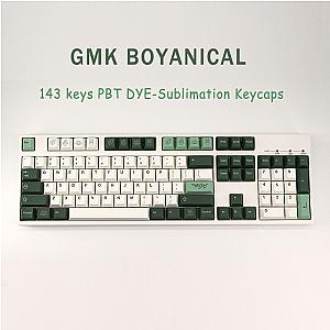143 Keys PBT GMK Botanical Keycaps Cherry Profile