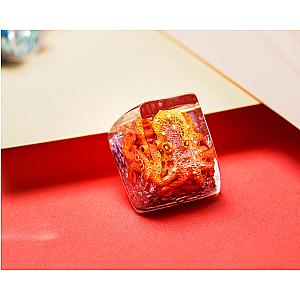 Artisan Keycap Fire Octopus Keycap For Cherry MX Switches Mechanical Keyboard