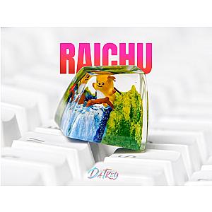 Raichu Keycap- Pokemon Keycap- Artisan Keycap-