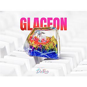Glaceon Keycap- Pokemon Keycap- Artisan Keycap
