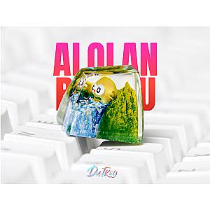 Alolan Raichu Keycap- Pokemon Keycap- Artisan Keycap