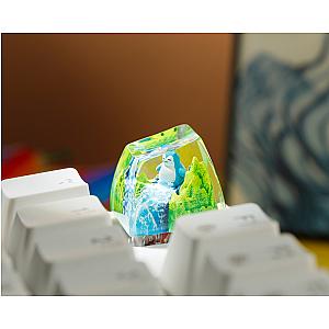 Snorlax Keycap- Snorlax Pokemon- Pokemon Keycap- Artisan Keycap-  Gift for Him