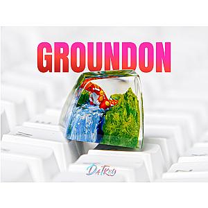 Groundon Keycap- Pokemon Keycap- Artisan Keycap
