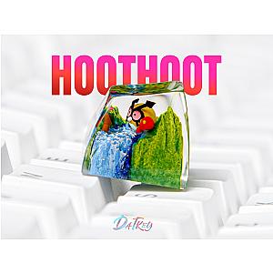Hoothoot Keycap- Pokemon Keycap- Artisan Keycap