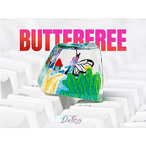 Butterfree Keycap- Pokemon Keycap- Artisan Keycap