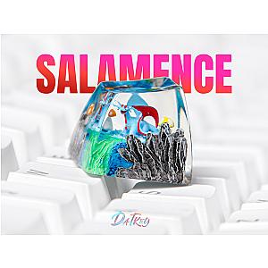 Salamence Keycap- Pokemon Keycap- Artisan Keycap
