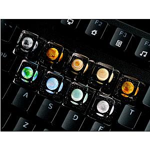 Planet Keycap- Solar Systerm Keycap- Galaxy Keycap