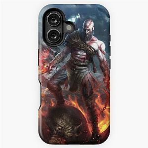 Kratos The God Of War Iphone And Samsung cases!! iPhone Tough Case