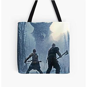 God of War Ragnarok Revamp All Over Print Tote Bag