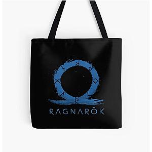 God of War Ragnarök - Blue All Over Print Tote Bag