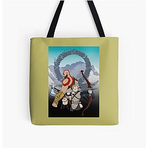 God Of War Ragnarok God Of War Ragnarok God Of War Ragnarok All Over Print Tote Bag