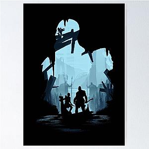 God of War Game Poster Wall Art - Kratos - Atreus Poster