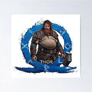 Thor God of War Ragnarök God of War Ragnarok Poster