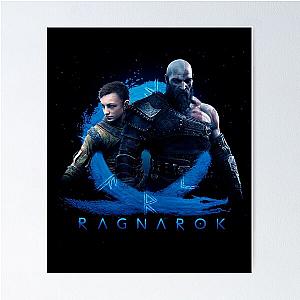 God of War Ragnarok kratos and atreus Poster