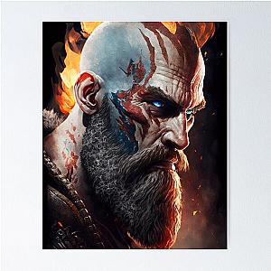 god of war ragnarok ،rt 2023،Professional design،  Poster