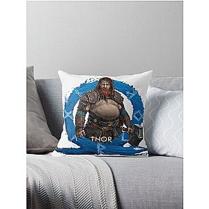 Thor God of War Ragnarök God of War Ragnarok Throw Pillow