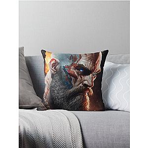 god of war ragnarok ،rt 2023،Professional design،  Throw Pillow