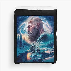 God of War Ragnarök Kratos & Atreus Duvet Cover