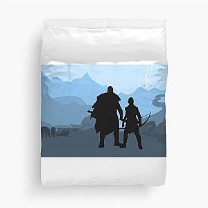 God of war poster Duvet Cover