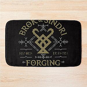 God Of War Brok  Sindri Forging Gifts Bath Mat