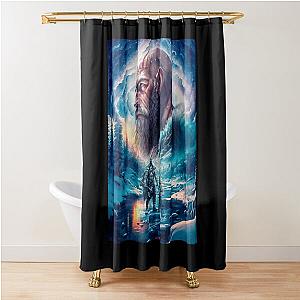 God of War Ragnarök Kratos & Atreus Shower Curtain