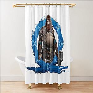 Thor God of War Ragnarök God of War Ragnarok Shower Curtain