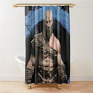 God of War Ragnarök - Strong Kratos Shower Curtain