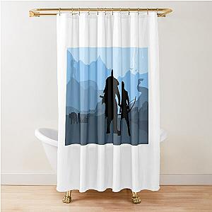 God of war poster Shower Curtain