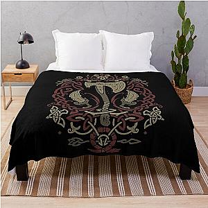 god of war leviathan hoodie    Throw Blanket