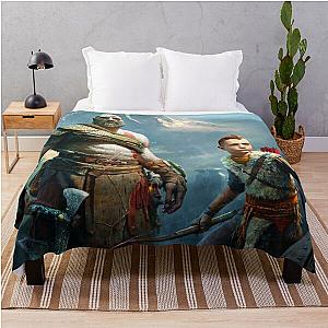 KRATOS GOD OF WAR Throw Blanket