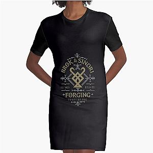 God Of War Brok  Sindri Forging Gifts Graphic T-Shirt Dress