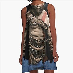 God of War Ragnarök - Strong Kratos A-Line Dress