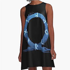 God Of War Ragnarok HD Logo  A-Line Dress