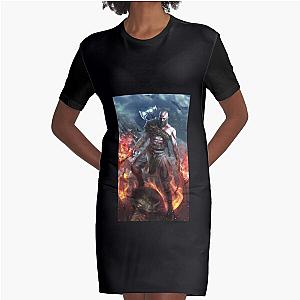 Signs You're In Love With God Of War Graphic T-Shirt Dress