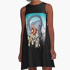 God Of War Ragnarok God Of War Ragnarok God Of War Ragnarok A-Line Dress