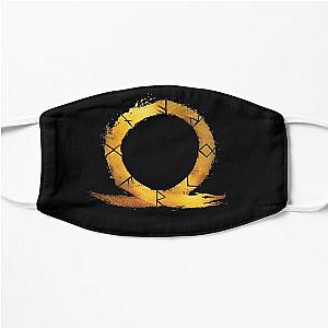 Gold God Of War Ragnarok HD Logo  Flat Mask