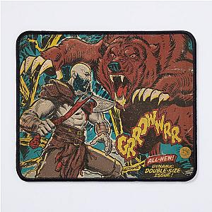 God of War Ragnarök - Bear Fight Comic book cover Fan Art Mouse Pad