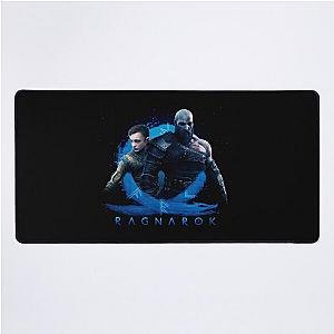 God of War Ragnarok kratos and atreus Desk Mat