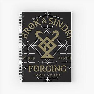 God Of War Brok  Sindri Forging Gifts Spiral Notebook