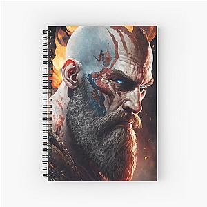 god of war ragnarok ،rt 2023،Professional design،  Spiral Notebook